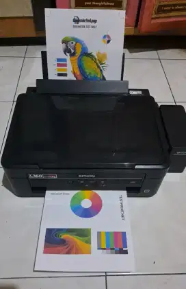 Print Epson L360 Scan Copy Mulus Siap Pakai