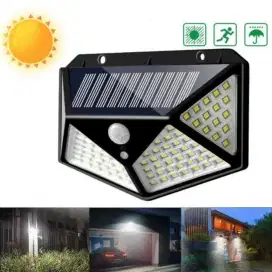 Ready! PENTAGON 100 LED Lampu Taman Dinding Tenaga Surya