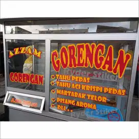 Stiker Cutting Tulisan Dagang untuk Etalase dan Gerobak setiker