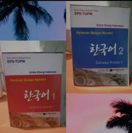 Di jual buku Eps Topik bahasa korea 1 dan 2+ kiat mahir bahasa korea