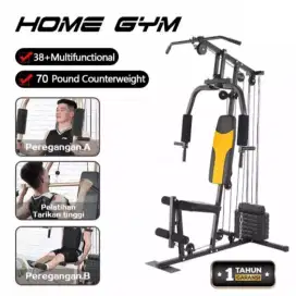 Home gym 1 sisi/alat fitnes/alat angkat beban(original)