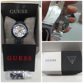 Jam Tangan Wanita Guess W0413L1 Ori Second Lengkap