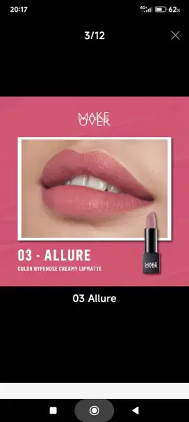 Ex kado Make Over color hypnose creamy lipmatte / lipstik