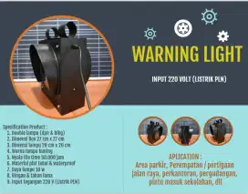 Lampu kuning kelap-kelip untuk emergency