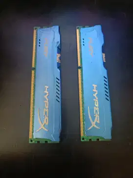 Memory Ram DDR3 8GB sepasang Kingston hyperX