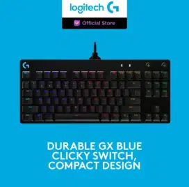 LOGITECH G PRO clicky keyboard gaming tkl rgb