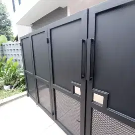 Pintu pagar minimalis