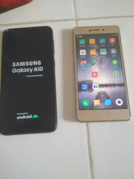 samsung a10 dan redmi 3s