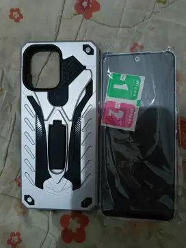 Case armour Redmi 12+TG anti spy ceramic matte