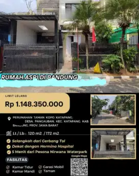 Dijual Rumah Perumahan Taman Kopo Katapang