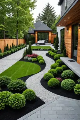 Jasa pembuatan taman kering taman minimalis dll #13