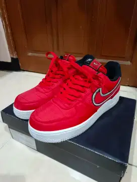 Nike Air Force 1 Low '07 University Red Reverse Stitching