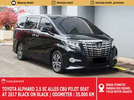 [LOW KM 35RB] Toyota Alphard 2.5 SC Alles CBU Pilot Seat AT 2017/2018