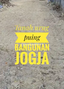 Tanah urug puing bangunan dan buang urug Jogja