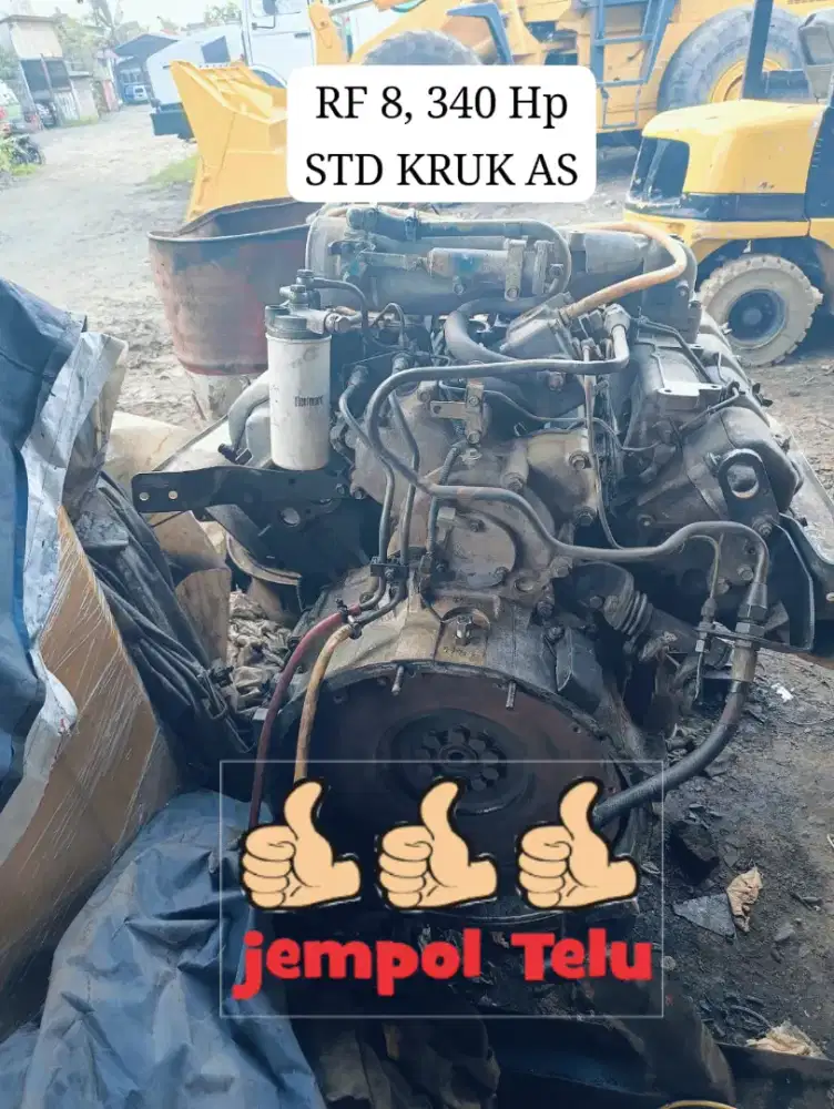 ENGINE MESIN NISSAN DIESEL RF8 RF-8 RF 8 ISTIMEWA (340 HP) TZA520