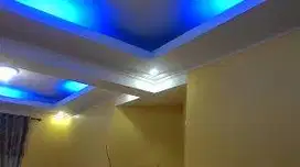 Pasang Plafon Sekat Partisi Gypsum Kusen Alumunium Lis Moulding PVC