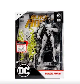 Mcfarlane BLACK ADAM Comic Line Art  DC Multiverse Action Figure Toys