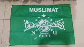 Bendera muslimat ukuran 60x90cm isi 10pcs
