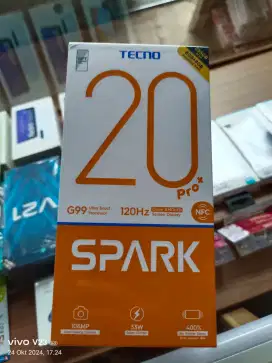 TECNO SPARK 20 PRO PLUS 8/256 GARANSI RESMI BARU