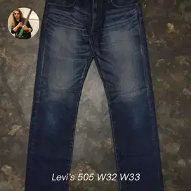 Levis 505 W32 L33 Japan