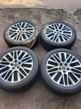 Velg dan ban r18 ori alphard for innova voxy rush terios