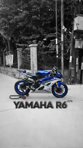 YAMAHA YZF R6 BIRU FAVORITE GANTENG SIAP GAS