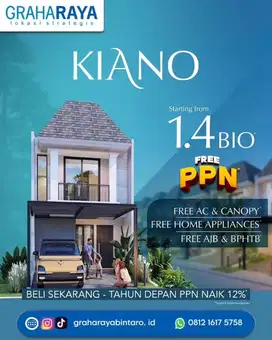 Tipe KIANO Graha Raya Rumah KPR DP 0%