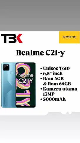 Realme C21-y Ram 4/64GB Ori Second