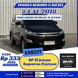 (DP 15Jt) Innova Reborn G 2.4 2018 matic solar