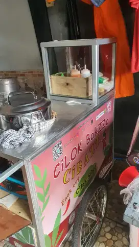 Jual Cepat Gerobak Bekas Cilok Bakso - Siap pakai