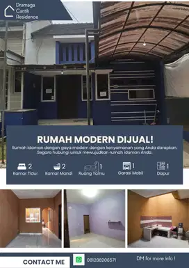 DIJUAL RUMAH SIAP HUNI DEKAT KAMPUS IPB DRAMAGA