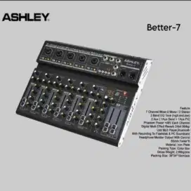 Mixer 7 channel Ashley Better7 terlaris