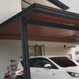 Kanopi alderon + plafon pvc