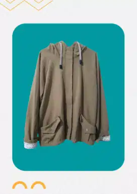 Jaket polos coklat