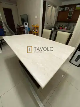 Meja Makan Dapur Marmer Ujung Pandang / Top Table / Kitchen Set Granit