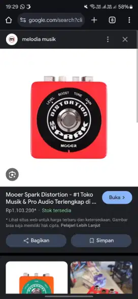 Mooer spark distortion