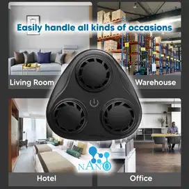 Nano Alat Pengusir Tikus Ultrasonic Pest Repeller 3 Speaker - Hitam