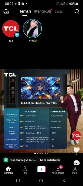 TV LED TCL SPESIFIKASINYA BIKIN PANAS TETANGGA