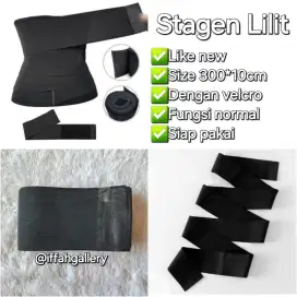 Stagen Lilit Warna Hitam Melar Elastis