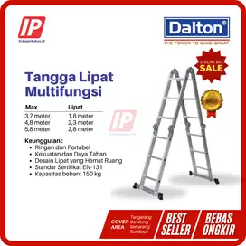 Tangga Lipat Multifungsi Dalton Tangga Multipurpose 3,7 - 5,8 Meter -