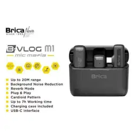 Mic Microphone Mikrofon Brica B-Vlog M1 Wireless