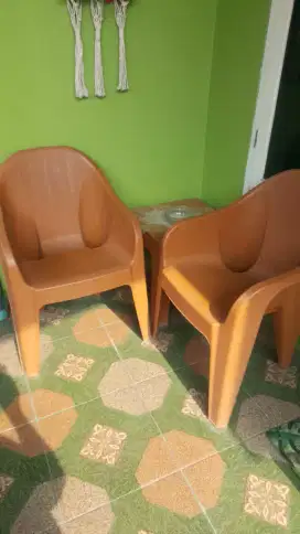Kursi Teras Depan 1 Set Meja