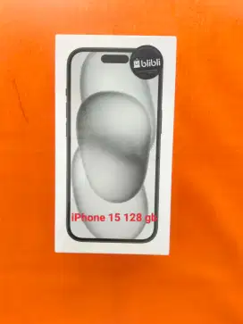 IPHONE 15 128 GB BARU IBOX