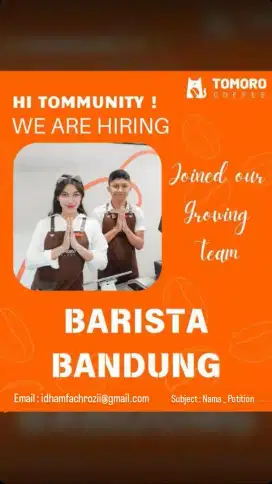 Barista Tomoro Coffee WALK IN INTERVIEW