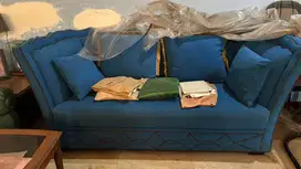 Sofa 2 Seat - Merah/Biru