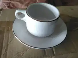 OBRAL Cangkir kopi set tatakan Merk indo keramik