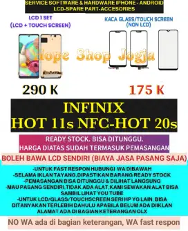 Service HP-Ganti Touchscreen-Baterai-LCD Infinix Hot 11s NFC-Hot 20s