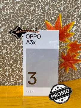 PROMO OPPO A3x 8/64 NEW SEGEL COD GRATIS ONGKIR