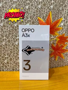 PROMO OPPO A3x 4+4/64 NEW SEGEL GARANSI RESMI