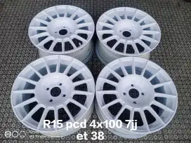 Velg rep enkei RCT R15 pcd 4x100 untuk mobilio vios jazz etios brio